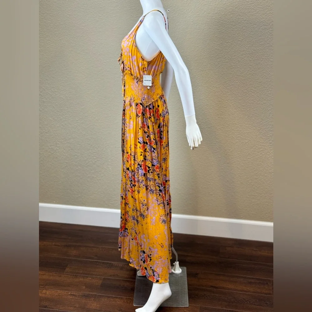 NWT Free People Intimately Ready For The Day Maxi Slip Dress $108 Size Medium - Picture 6 of 15